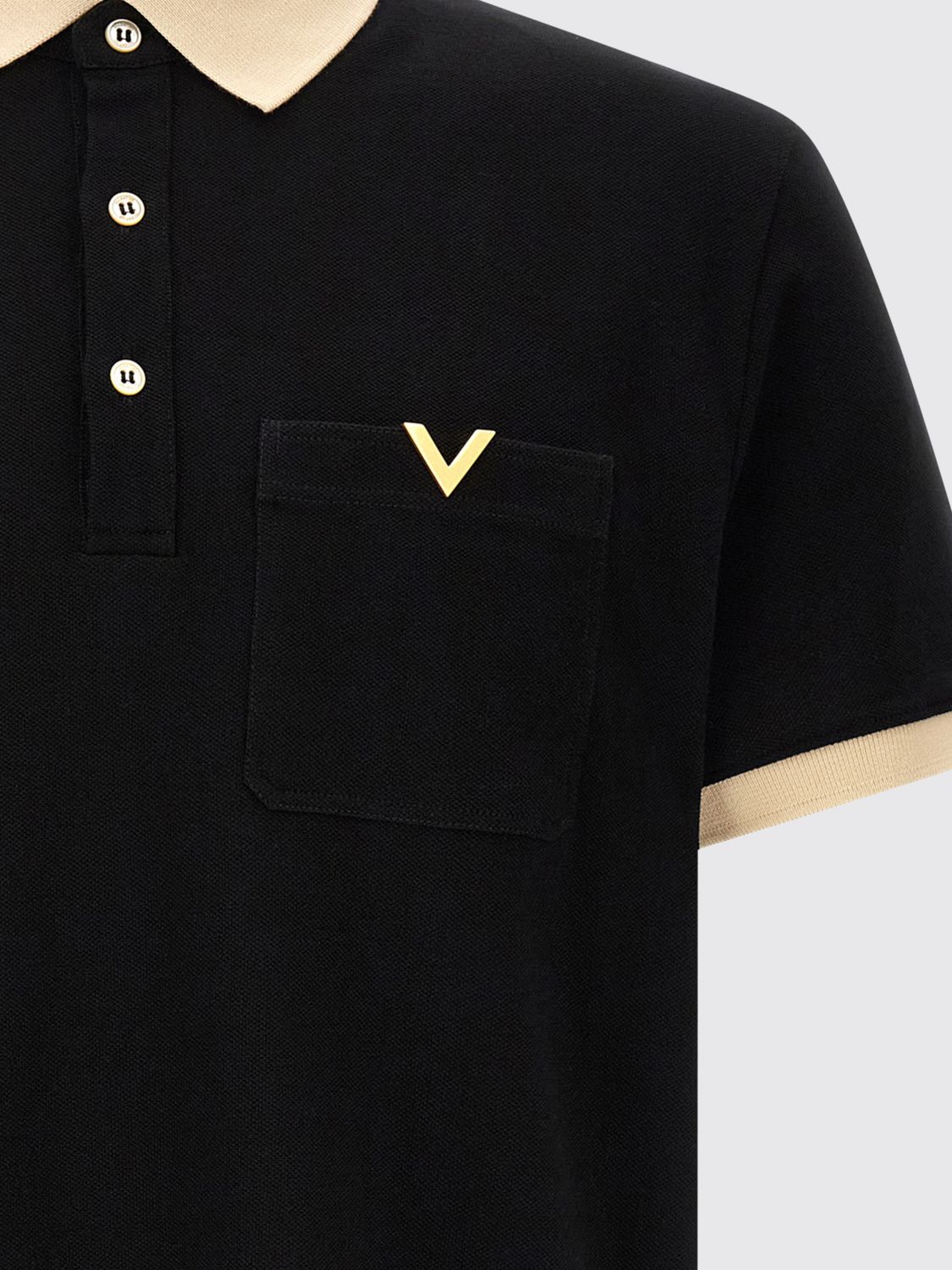 Polo Shirt Men color Black