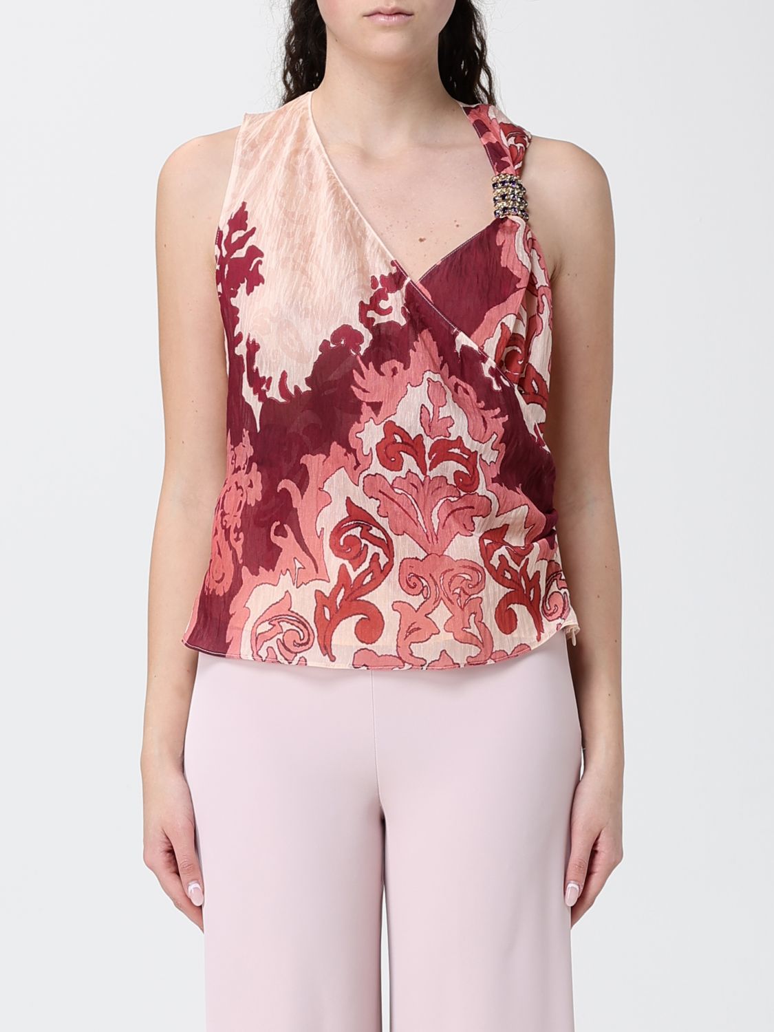 Top Woman color Mahogany