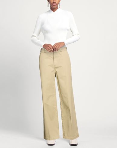 Woman Pants Beige Size 26 Cotton