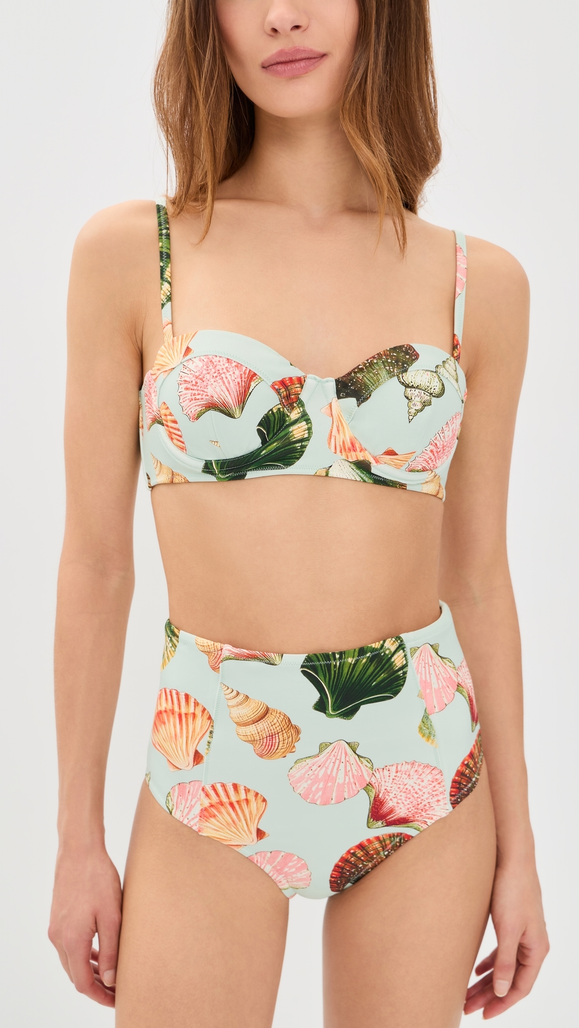 Bermuda Bikini Top Somers Shell Mint