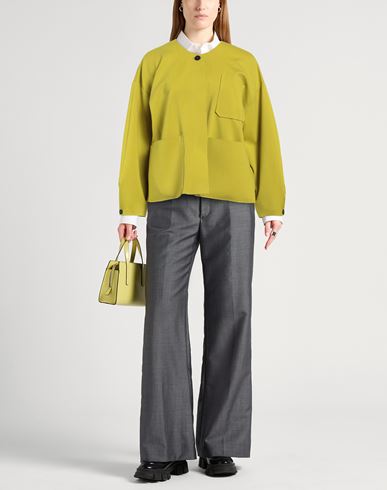 Woman Jacket Lime green Size 6 Viscose, Polyamide, Elastane
