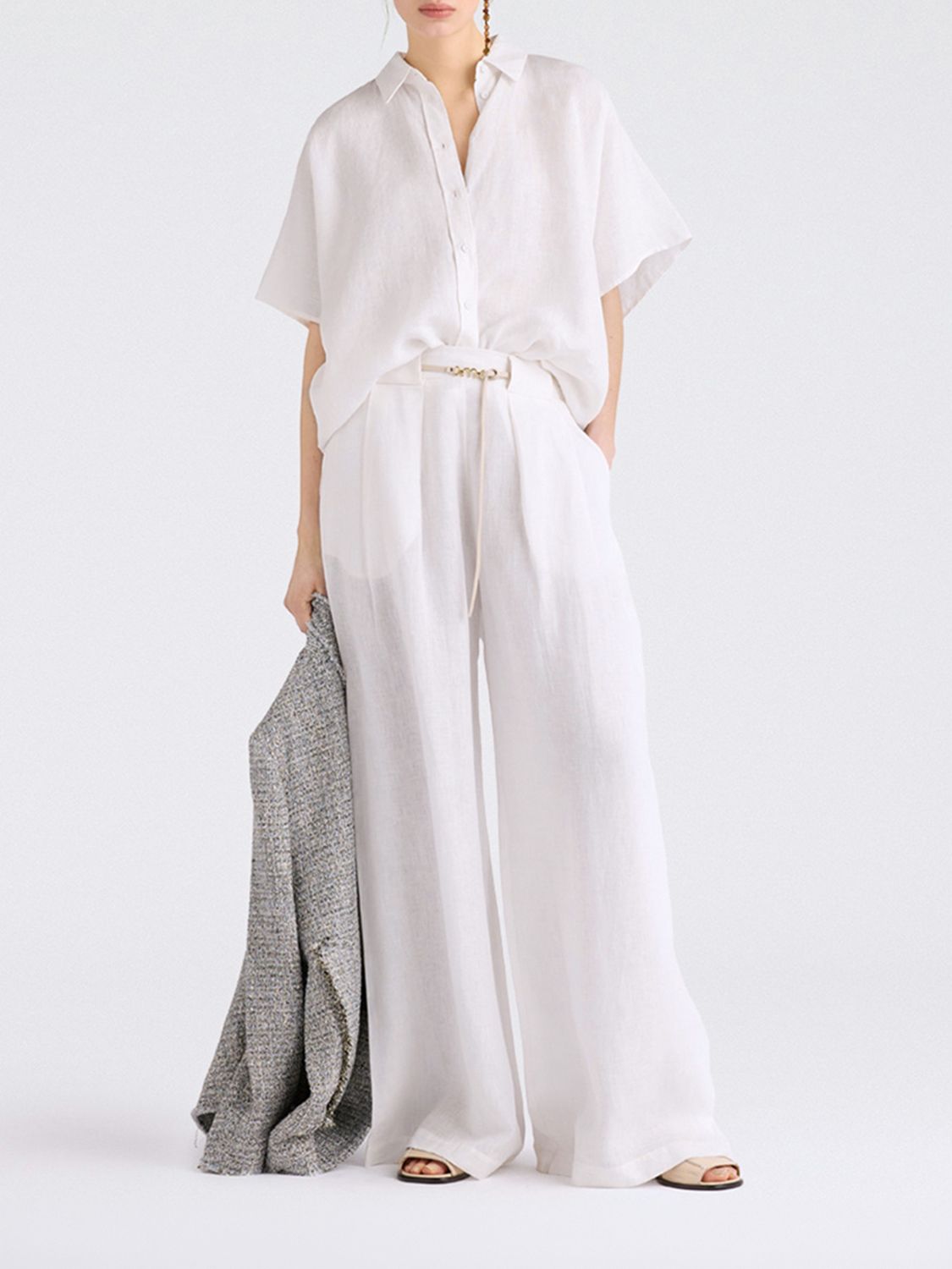 MOMONÌ Shirt Woman color Milk