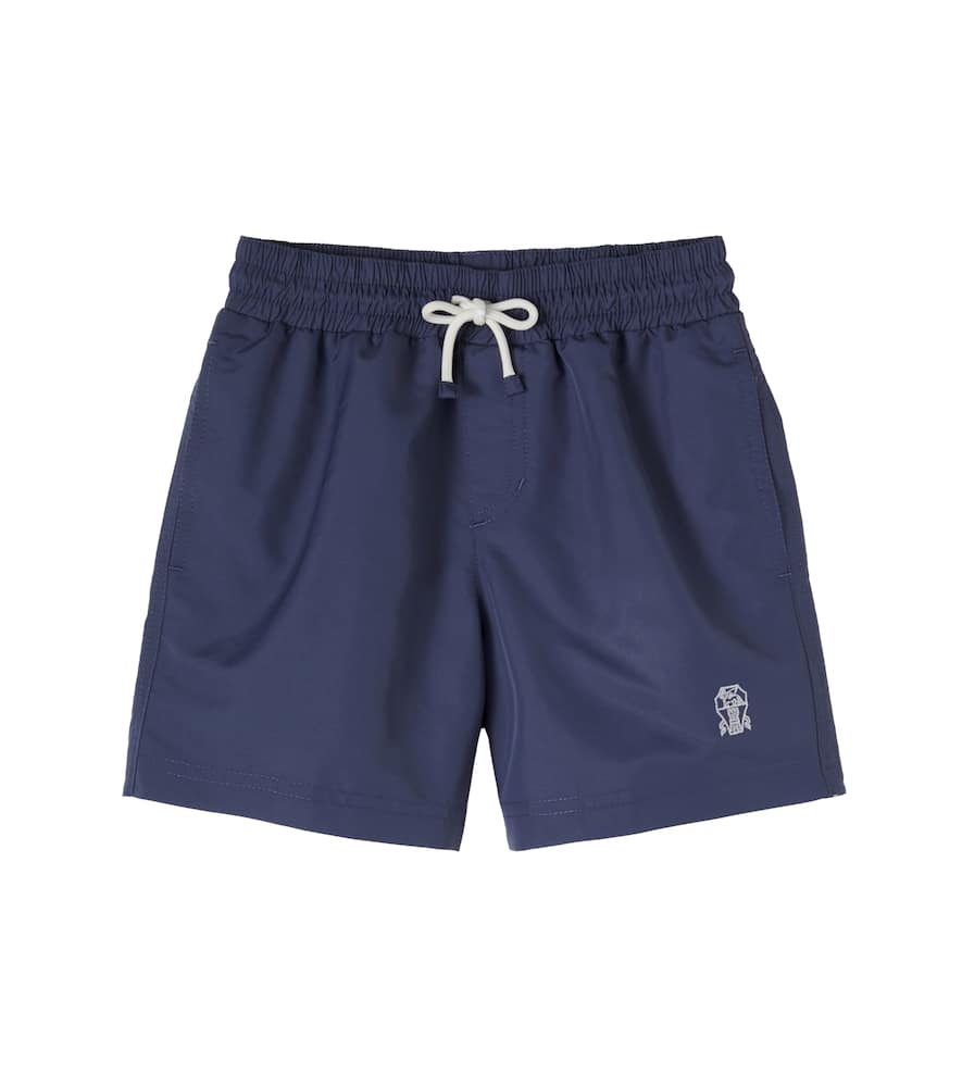 Logo swim trunks