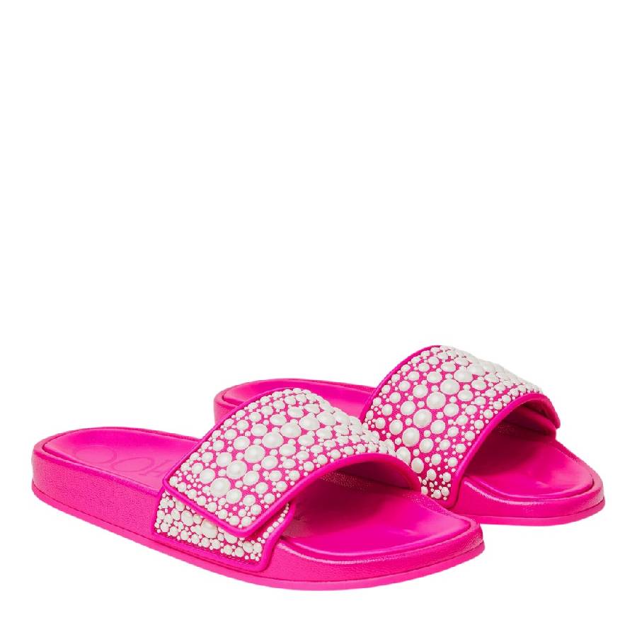 Fitz Slides With Pearl Embellishments