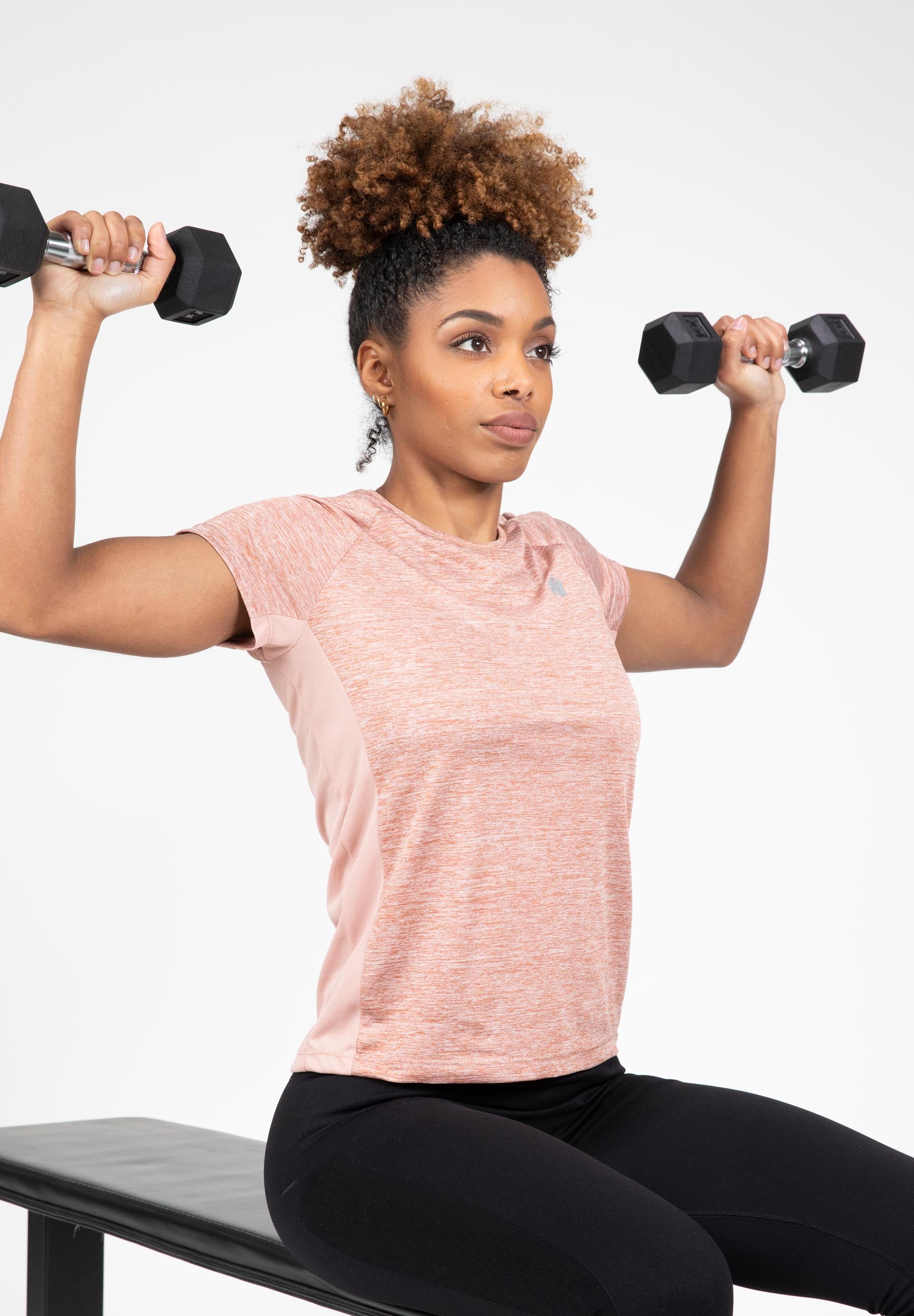 Monetta Performance T-Shirt - Salmon Pink
