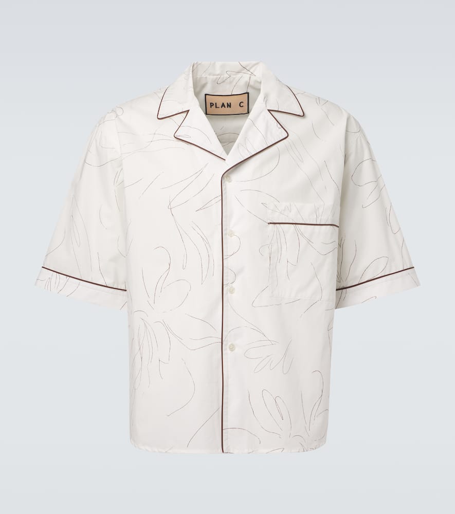 Printed cotton shirt