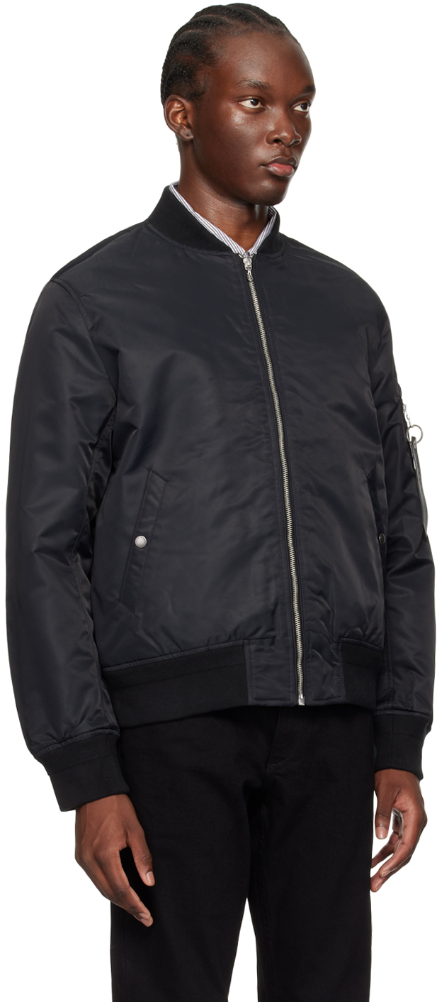 Rag & bone Black Manston Bomber Jacket
