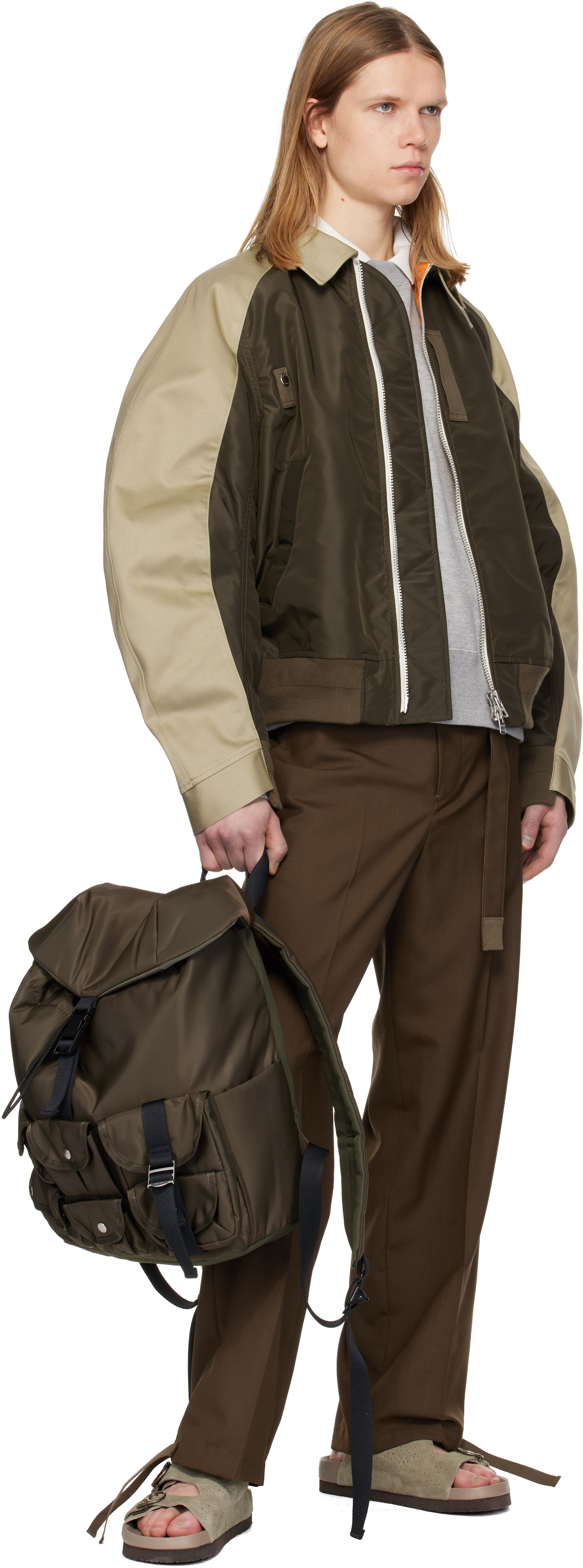 Brown Suiting Trousers