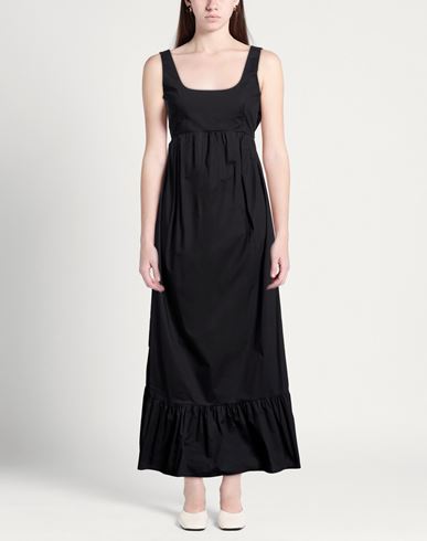 Woman Maxi dress Black Size M Cotton