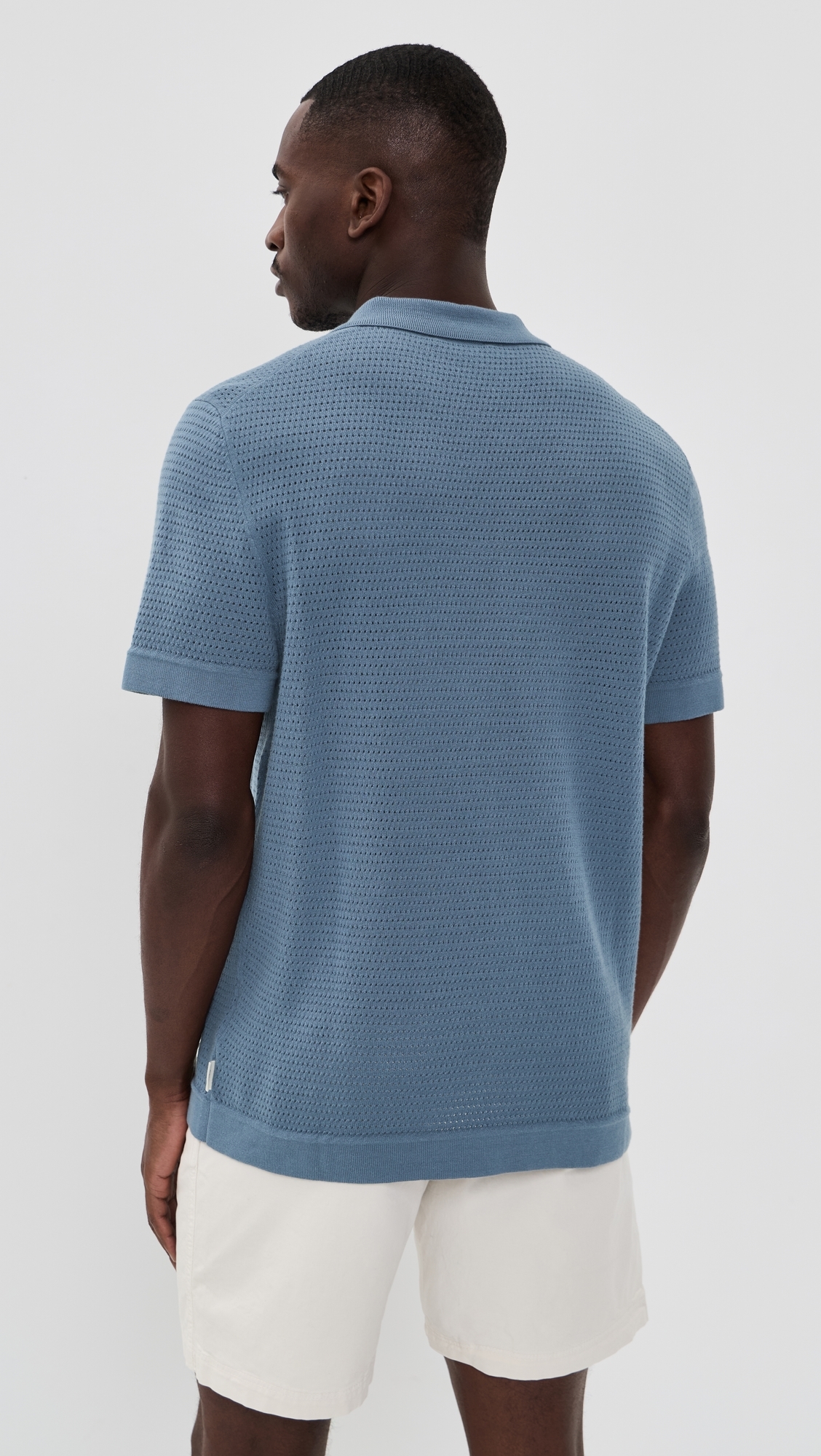 Drop Needle Button Up Shirt Mist