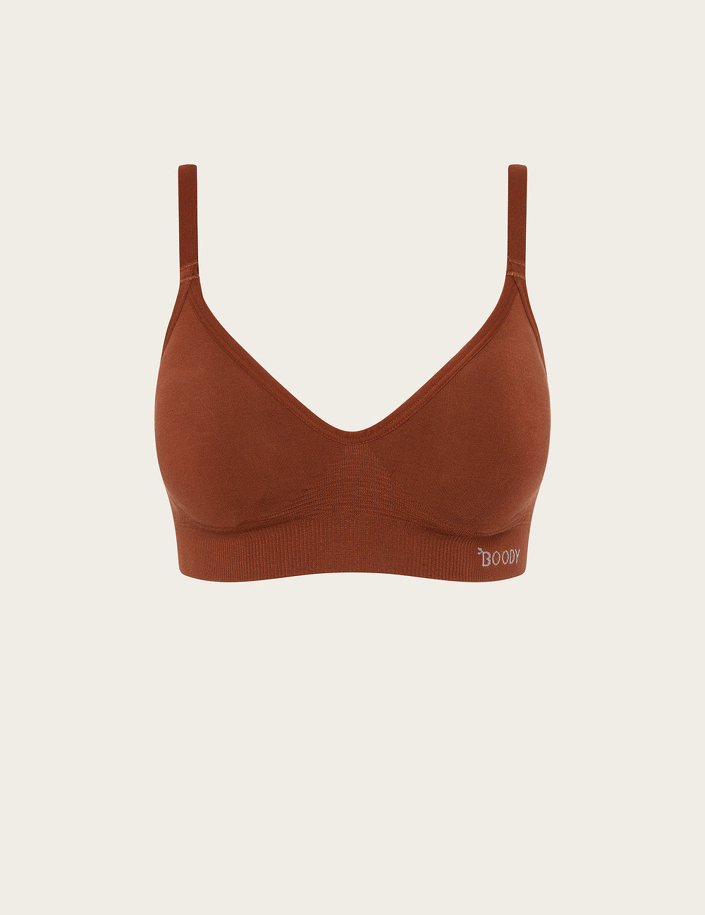 Wireless T-Shirt Bra - Rust