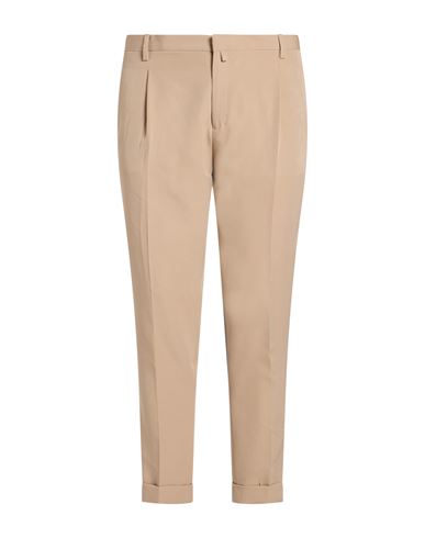 Man Pants Beige Size 36 Polyester, Elastane