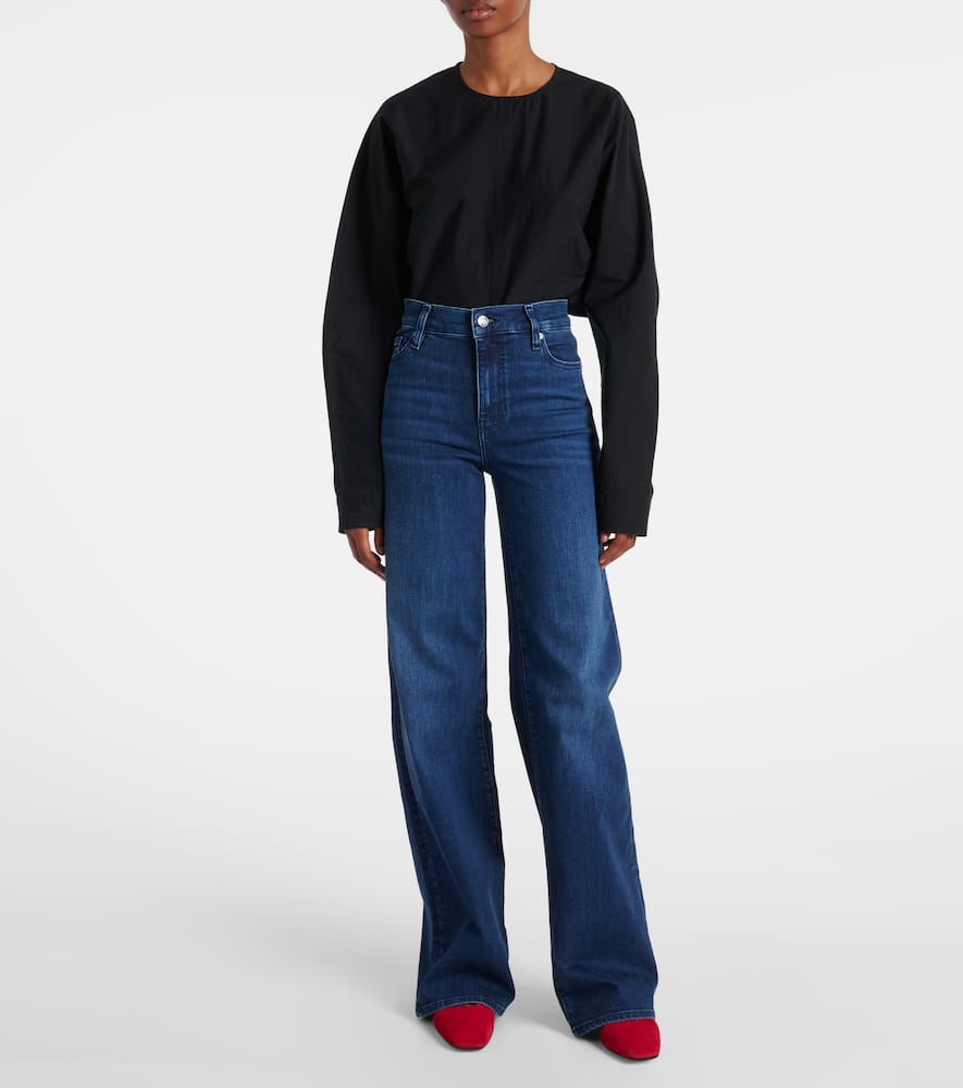 Le Slim Palazzo wide-leg jeans