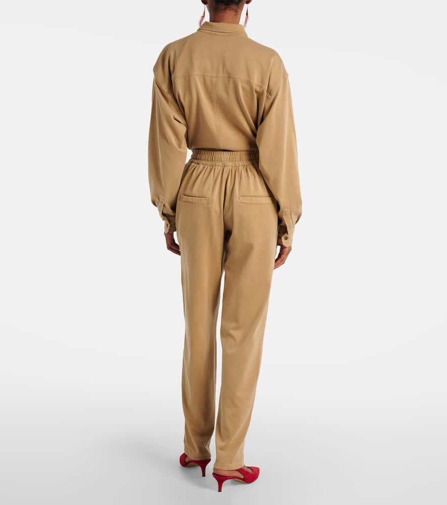 Rozene cotton jersey sweatpants