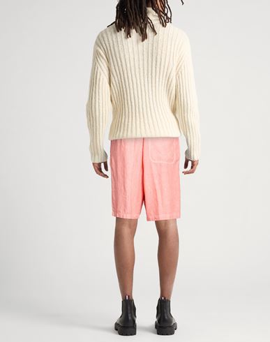 Man Shorts & Bermuda Shorts Salmon pink Size 30 Linen