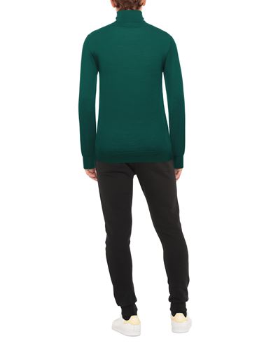 Man Turtleneck Emerald green Size M Wool