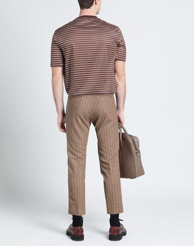Man Pants Brown Size 28 Wool, Polyester, Elastane