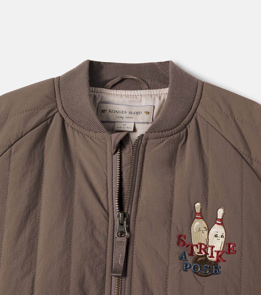 Konges Sløjd Juno embroidered bomber jacket