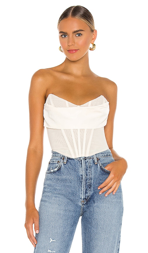 NBD Hailee Bustier Top in Black. -  XS also in L