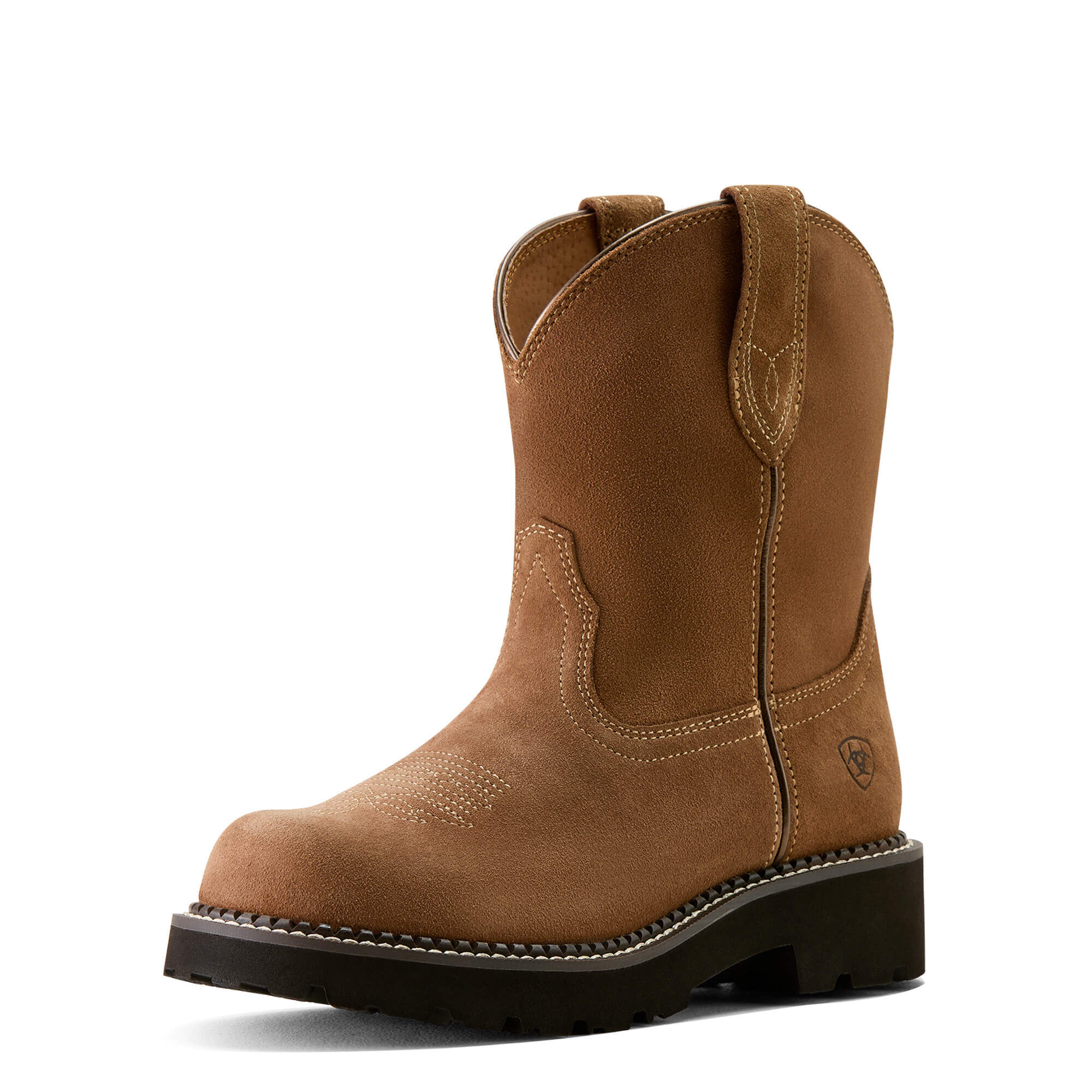Women's Fatbaby Slouch Western Boots in Crushed Peanut, B Medium Width, Size 3, by