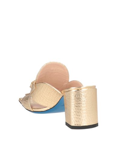 Woman Sandals Gold Size 5 Leather