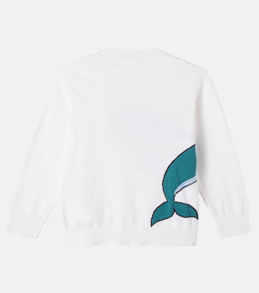 Printed cotton jersey sweatshirt