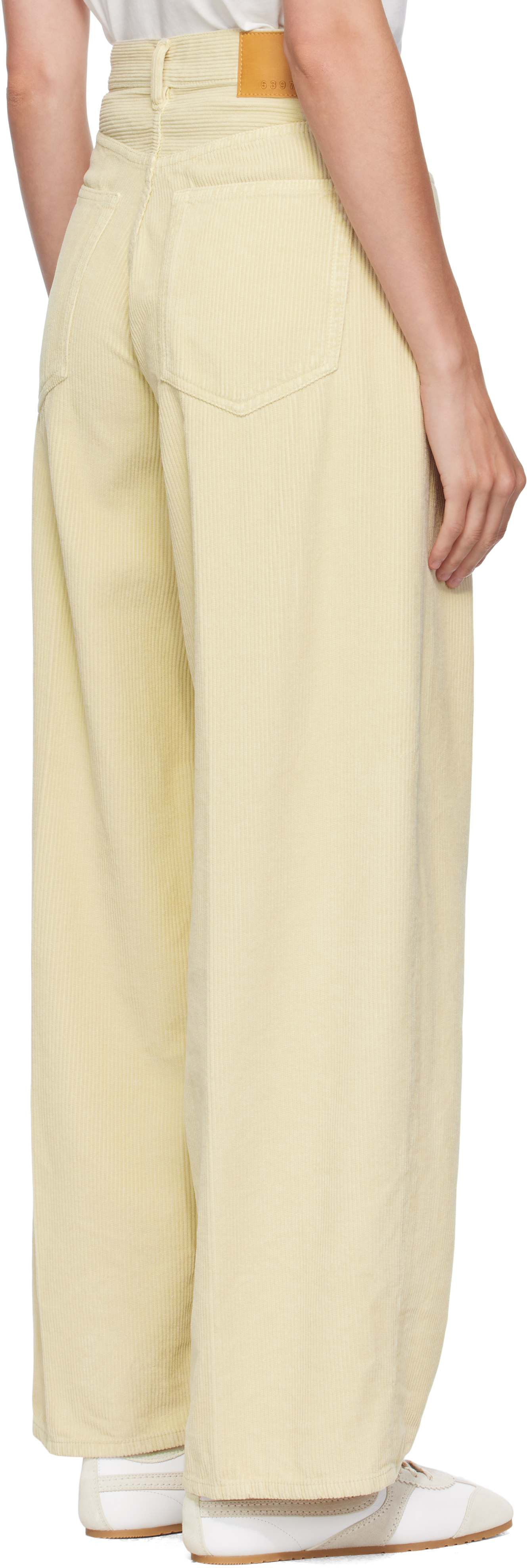 Beige Loose Roomy Trousers