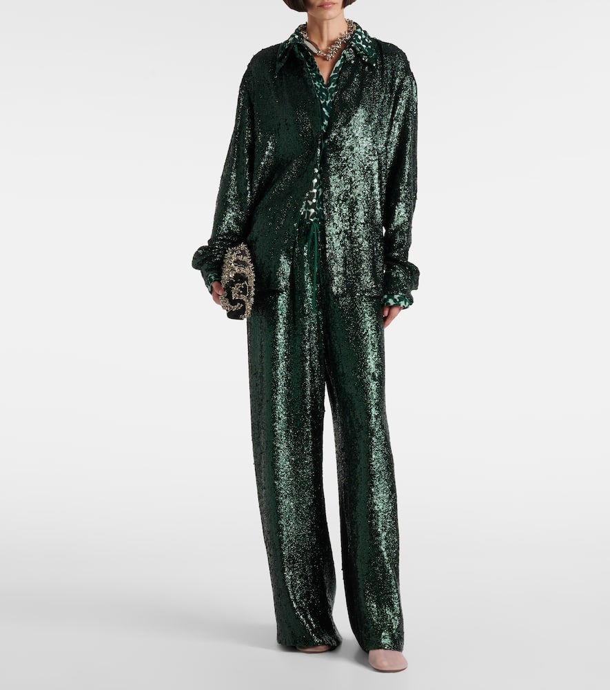 Sequined shirt