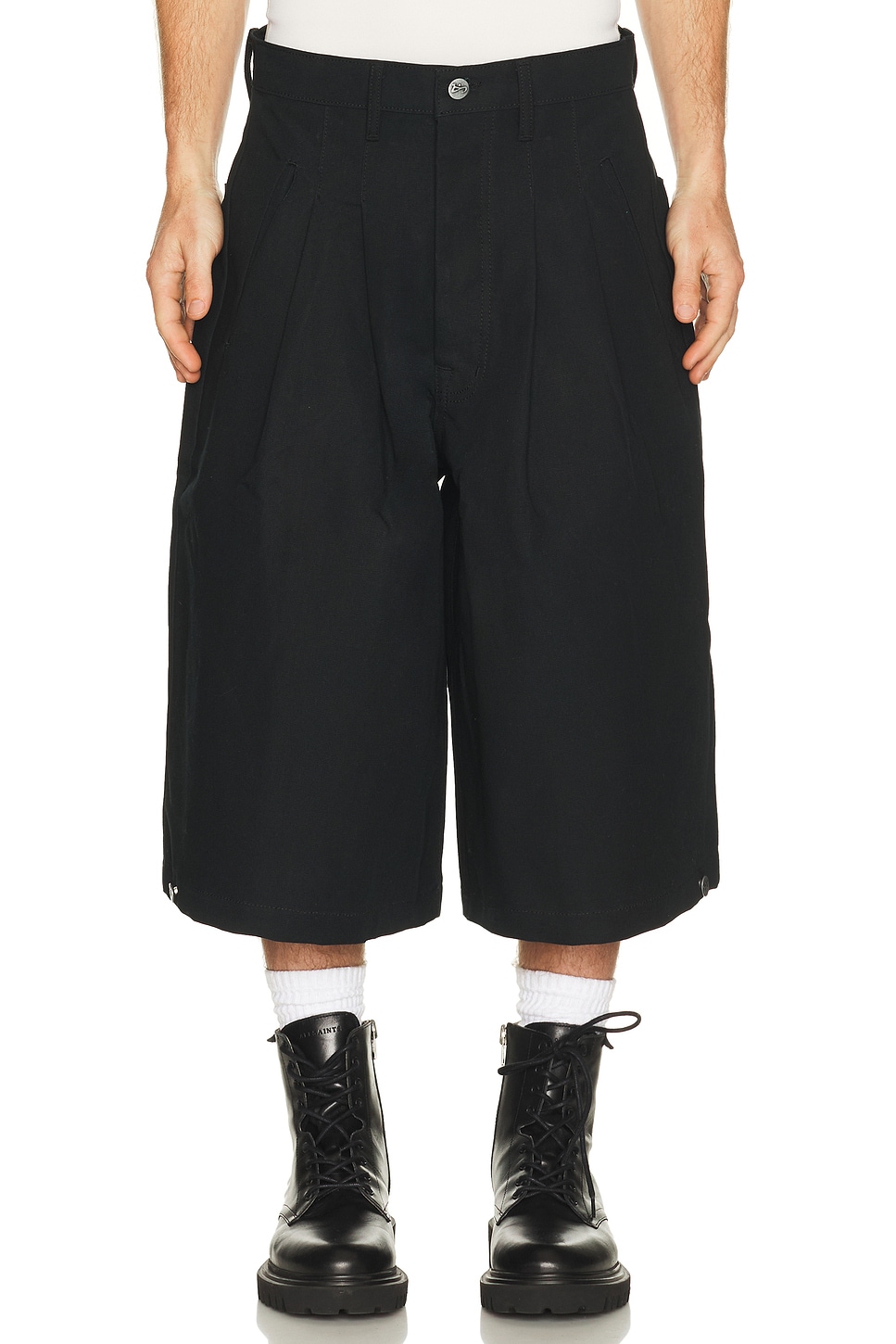 Art Community Diptych Japanese Nylon Jort in Black - Black. 34 also