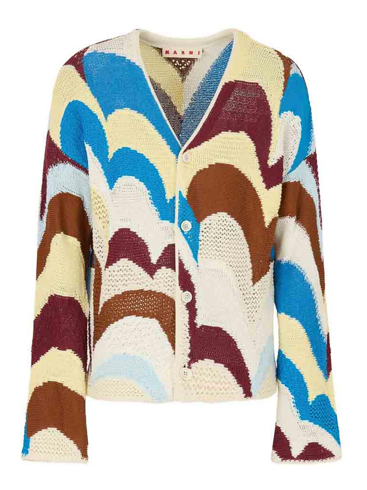 Patterned Knitted Cardigan
