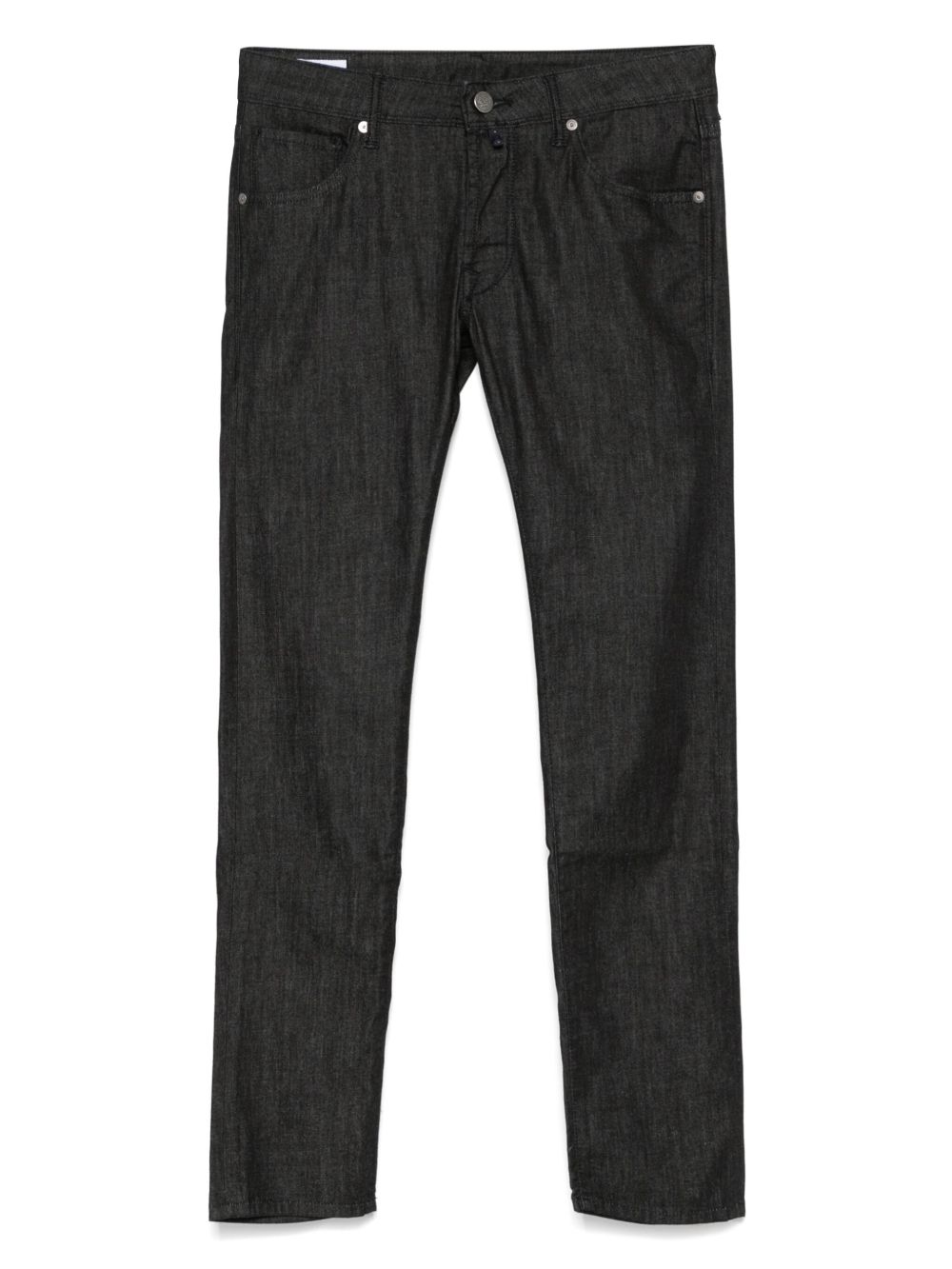 Incotex logo-patch jeans - Black