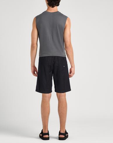 C. p. Company Man Shorts & Bermuda Shorts Midnight blue Size 34 Linen