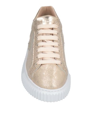 Voile Blanche Woman Sneakers Platinum Size 7 Soft Leather