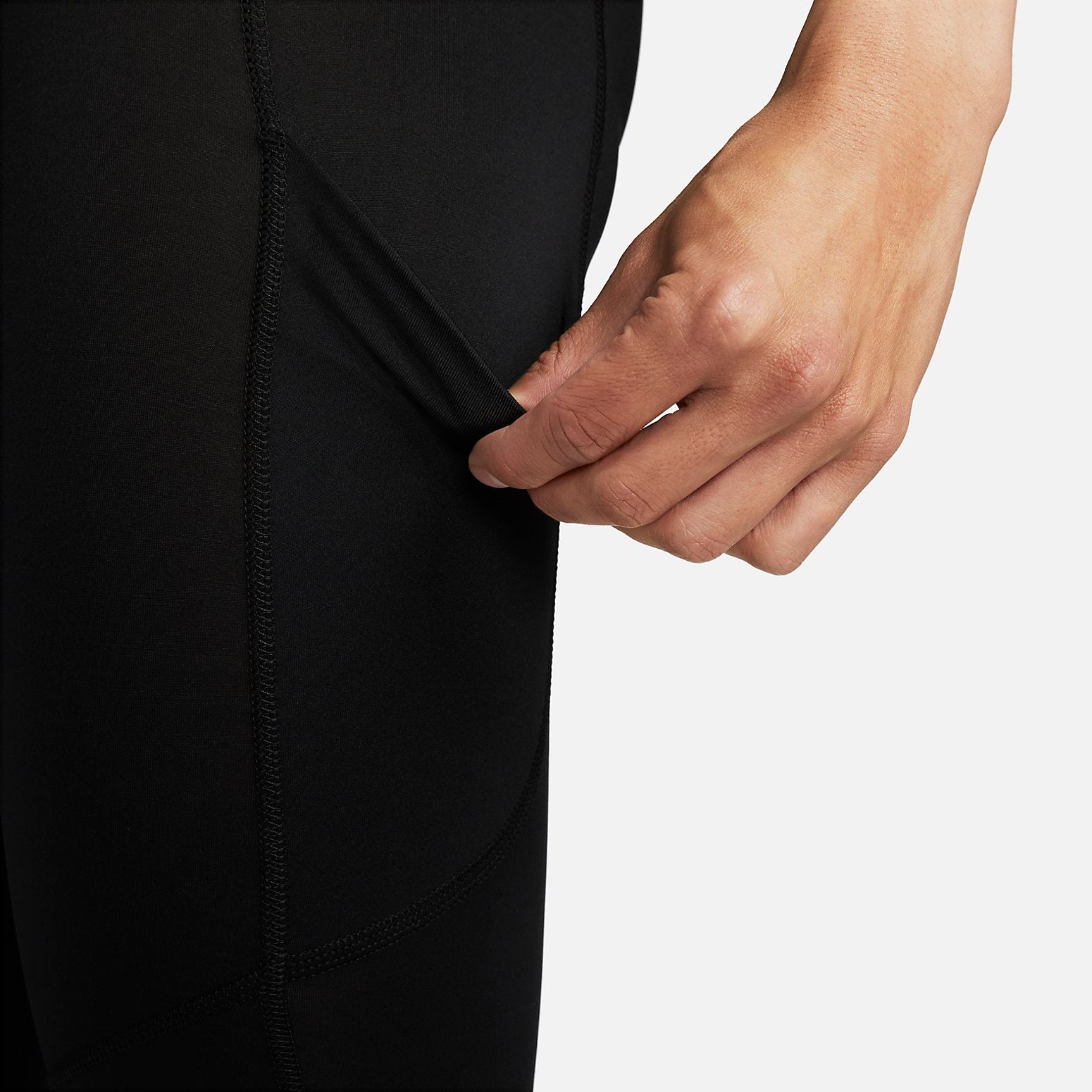 Pro Dri-FIT 3/4-Length Fitness Tights 'Black'