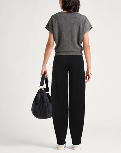 Woman Pants Black Size 6 Cotton, Polyamide, Elastane