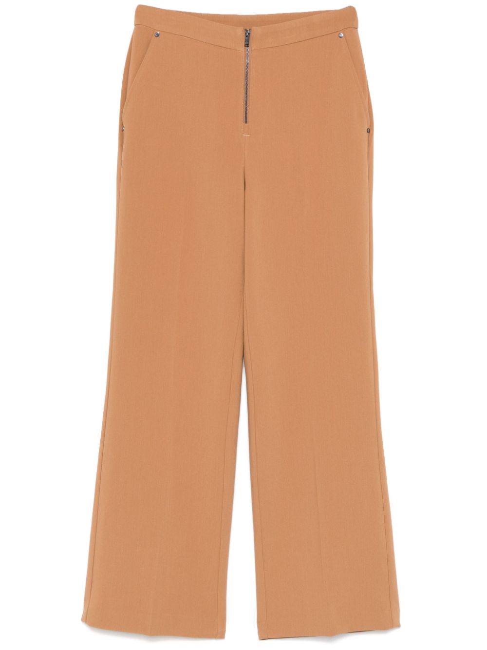 Wide-leg trousers - Brown