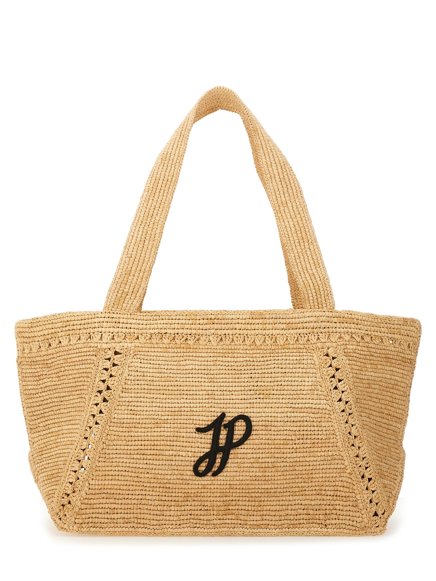 Large trapeze tote bag