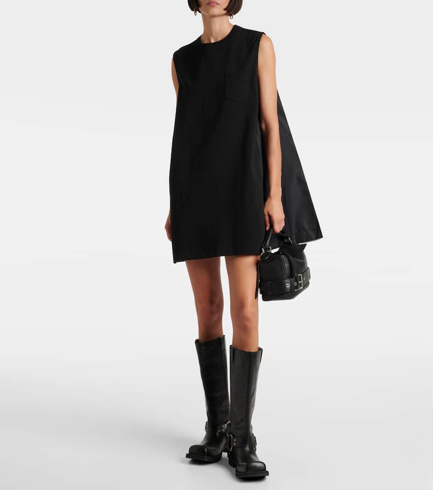 Paneled minidress