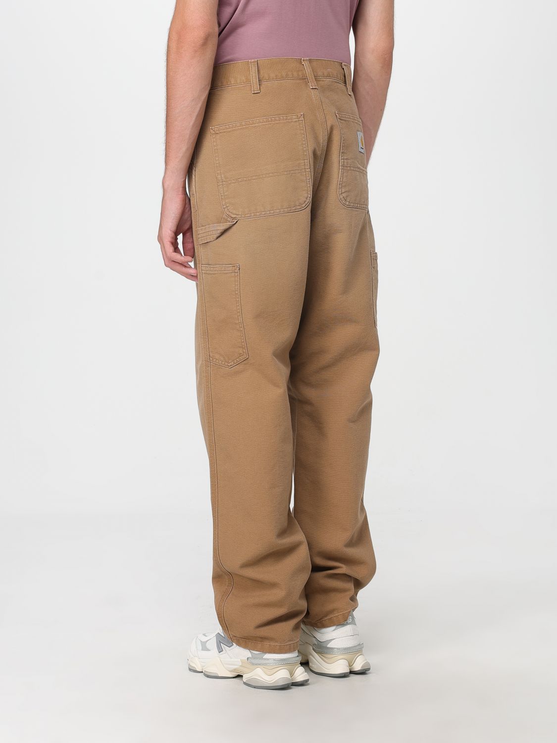 Pants Men color Leather