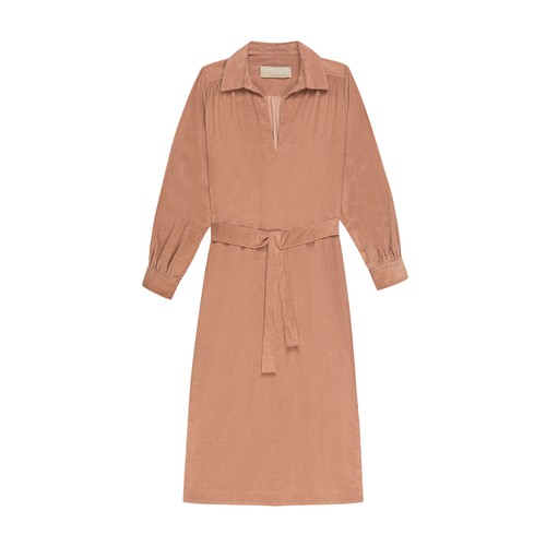 Vassilia dress with shirt collar