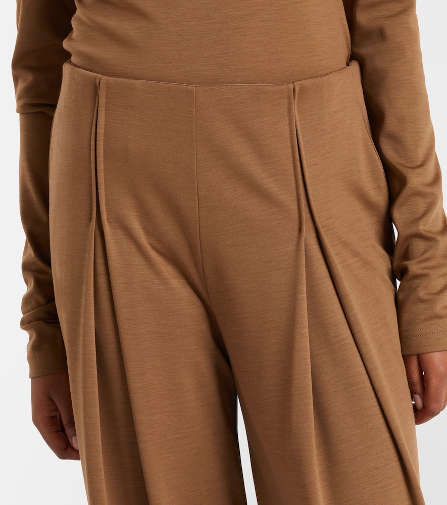 Cocco virgin wool wide-leg pants
