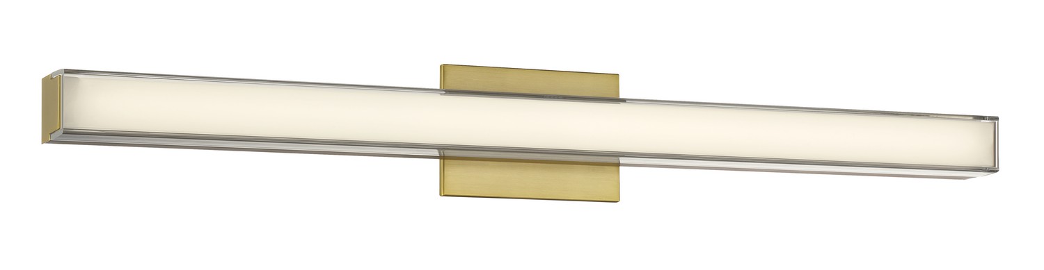 Ashen Brass LED Bathroom Bathroom Vanity Light Bathroom Vanity Light from the Vantage Collection