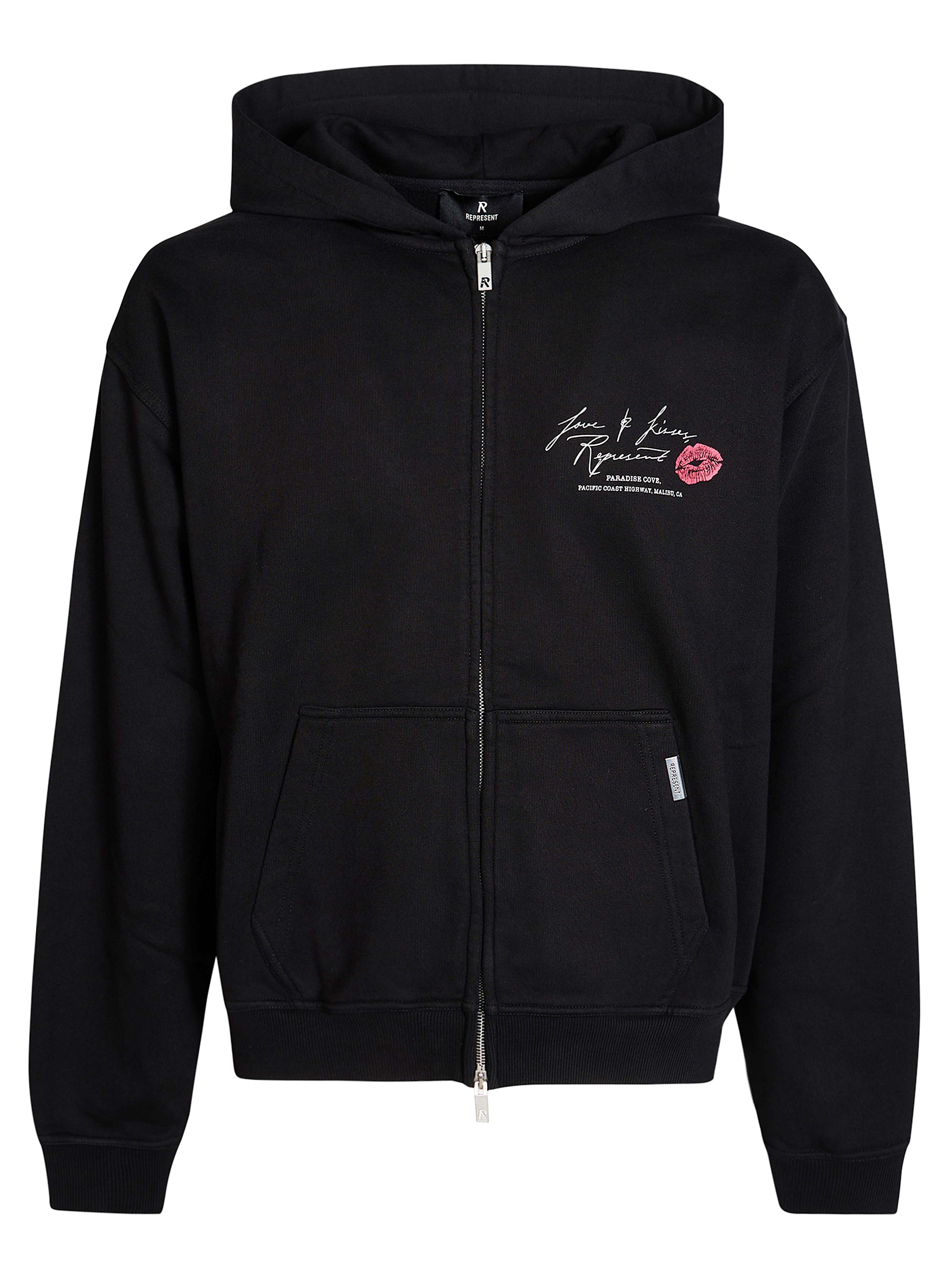 Men's Love & Kisses Zip-Through Hoodie