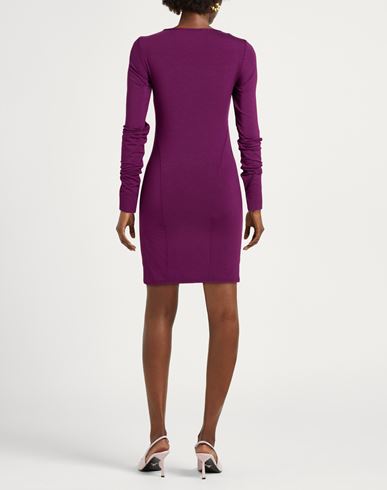 Woman Mini dress Plum Size 2 Viscose, Elastane, Polyester