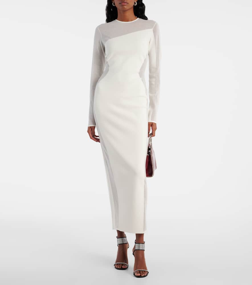 Miracle panelled maxi dress