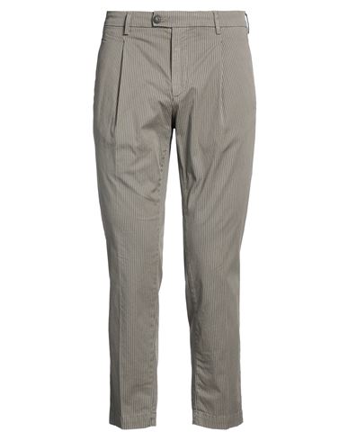 Man Pants Grey Size 35 Cotton, Elastane