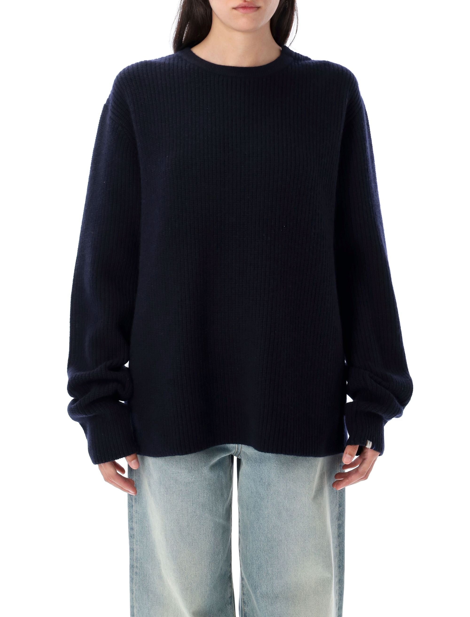 Oversized Cashmere Crewneck Sweater