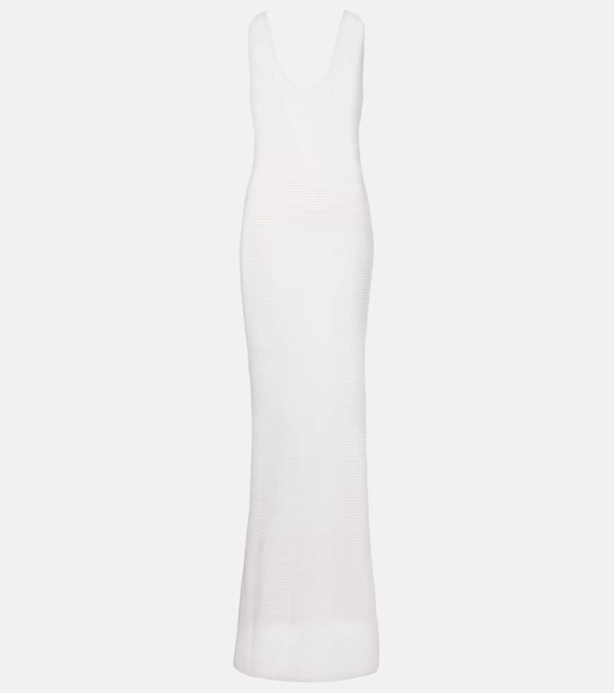 Lamé maxi dress