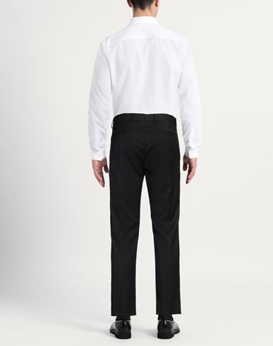 Man Pants Black Size 40 Polyester, Viscose, Elastane