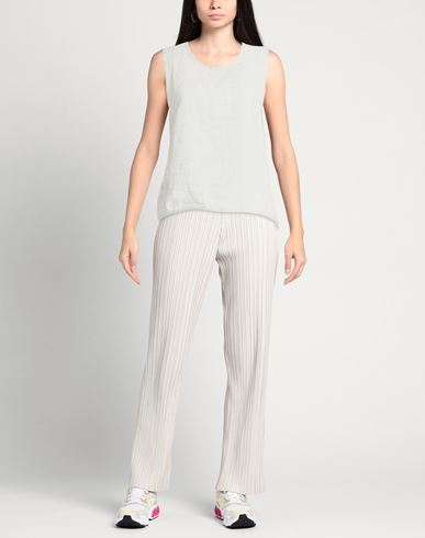 Woman Top Grey Size S Linen, Polyamide, Polyester